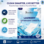 Laundry Detergent Sheets – Linen Scent (60 Loads) 2