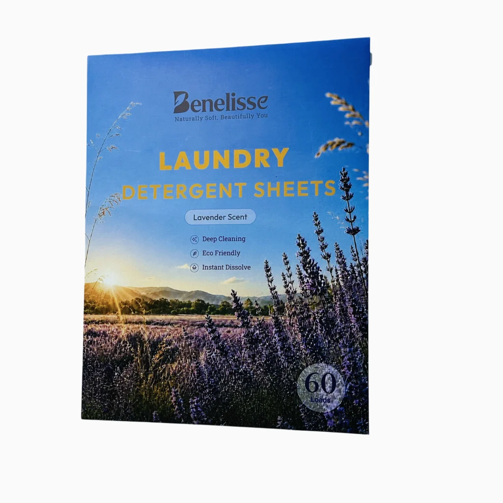 Laundry Detergent Sheets – Lavender Scent – Premium Edition (60 Loads)